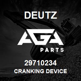 29710234 Deutz CRANKING DEVICE | AGA Parts