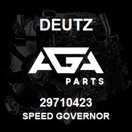 29710423 Deutz SPEED GOVERNOR | AGA Parts