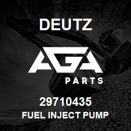 29710435 Deutz FUEL INJECT PUMP | AGA Parts