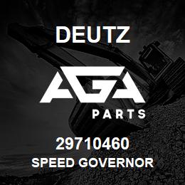 29710460 Deutz SPEED GOVERNOR | AGA Parts