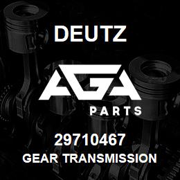 29710467 Deutz GEAR TRANSMISSION | AGA Parts