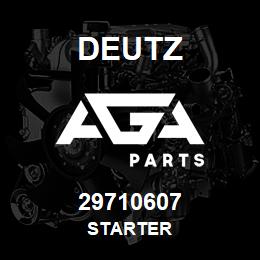 29710607 Deutz STARTER | AGA Parts