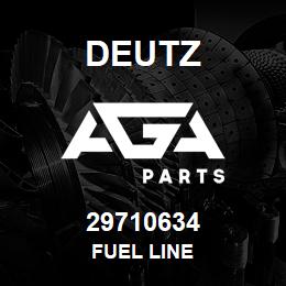 29710634 Deutz FUEL LINE | AGA Parts