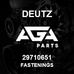 29710651 Deutz FASTENINGS | AGA Parts