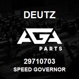 29710703 Deutz SPEED GOVERNOR | AGA Parts