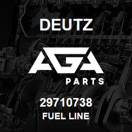 29710738 Deutz FUEL LINE | AGA Parts