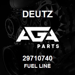 29710740 Deutz FUEL LINE | AGA Parts