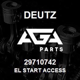 29710742 Deutz EL START ACCESS | AGA Parts