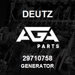 29710758 Deutz GENERATOR | AGA Parts