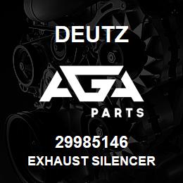 29985146 Deutz EXHAUST SILENCER | AGA Parts