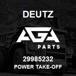 29985232 Deutz POWER TAKE-OFF | AGA Parts