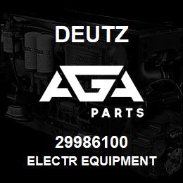 29986100 Deutz ELECTR EQUIPMENT | AGA Parts