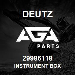 29986118 Deutz INSTRUMENT BOX | AGA Parts