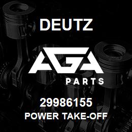 29986155 Deutz POWER TAKE-OFF | AGA Parts