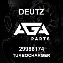 29986174 Deutz TURBOCHARGER | AGA Parts