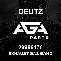 29986176 Deutz EXHAUST GAS BAND | AGA Parts