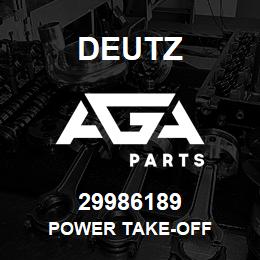 29986189 Deutz POWER TAKE-OFF | AGA Parts