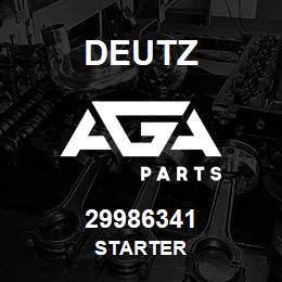 29986341 Deutz STARTER | AGA Parts