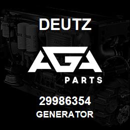 29986354 Deutz GENERATOR | AGA Parts