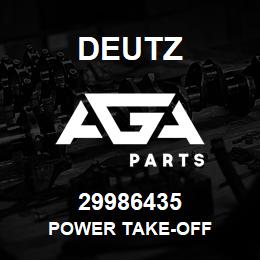 29986435 Deutz POWER TAKE-OFF | AGA Parts