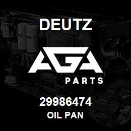 29986474 Deutz OIL PAN | AGA Parts