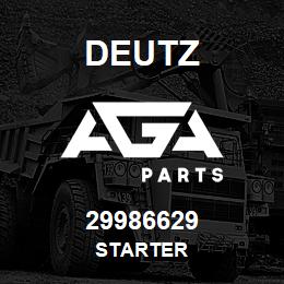 29986629 Deutz STARTER | AGA Parts