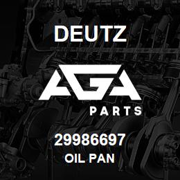 29986697 Deutz OIL PAN | AGA Parts