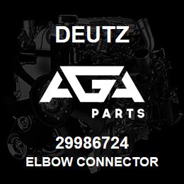 29986724 Deutz ELBOW CONNECTOR | AGA Parts