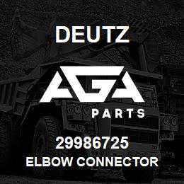 29986725 Deutz ELBOW CONNECTOR | AGA Parts