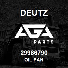 29986790 Deutz OIL PAN | AGA Parts