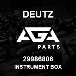 29986806 Deutz INSTRUMENT BOX | AGA Parts