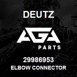 29986953 Deutz ELBOW CONNECTOR | AGA Parts