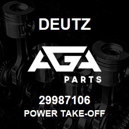 29987106 Deutz POWER TAKE-OFF | AGA Parts