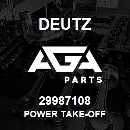 29987108 Deutz POWER TAKE-OFF | AGA Parts