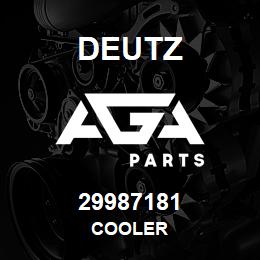 29987181 Deutz COOLER | AGA Parts