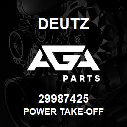 29987425 Deutz POWER TAKE-OFF | AGA Parts