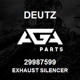 29987599 Deutz EXHAUST SILENCER | AGA Parts