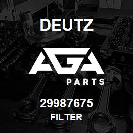 29987675 Deutz FILTER | AGA Parts