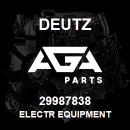 29987838 Deutz ELECTR EQUIPMENT | AGA Parts