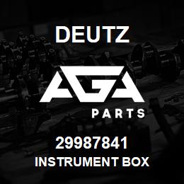 29987841 Deutz INSTRUMENT BOX | AGA Parts