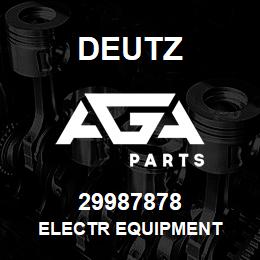 29987878 Deutz ELECTR EQUIPMENT | AGA Parts