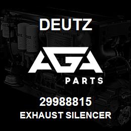 29988815 Deutz EXHAUST SILENCER | AGA Parts