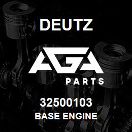 32500103 Deutz BASE ENGINE | AGA Parts