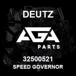 32500521 Deutz SPEED GOVERNOR | AGA Parts