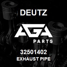 32501402 Deutz EXHAUST PIPE | AGA Parts