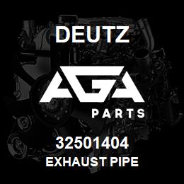 32501404 Deutz EXHAUST PIPE | AGA Parts