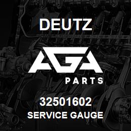 32501602 Deutz SERVICE GAUGE | AGA Parts