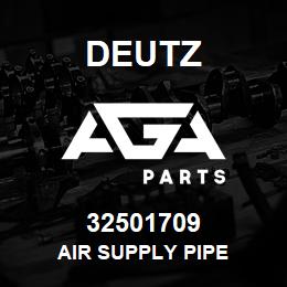 32501709 Deutz AIR SUPPLY PIPE | AGA Parts