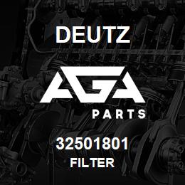 32501801 Deutz FILTER | AGA Parts