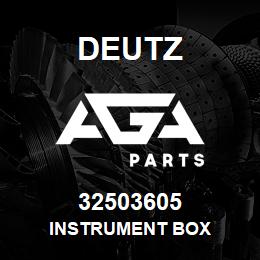 32503605 Deutz INSTRUMENT BOX | AGA Parts